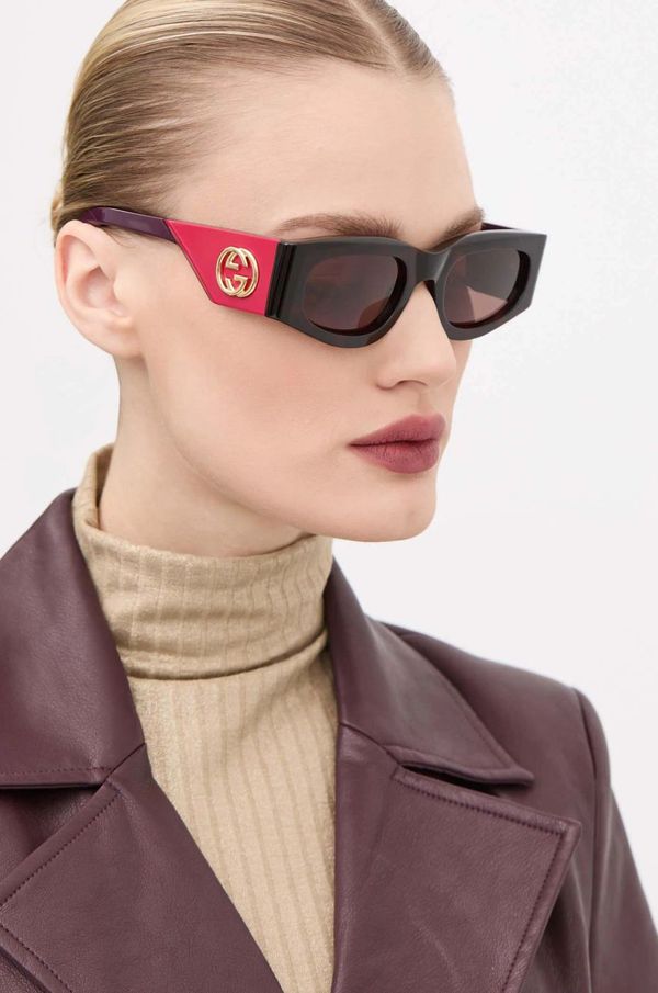 Gucci Sunčane naočale Gucci za žene, boja: ljubičasta, GG1664S