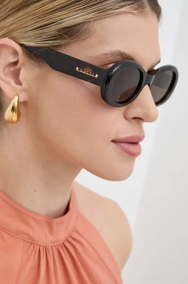 Gucci Sunčane naočale Gucci za žene, boja: smeđa