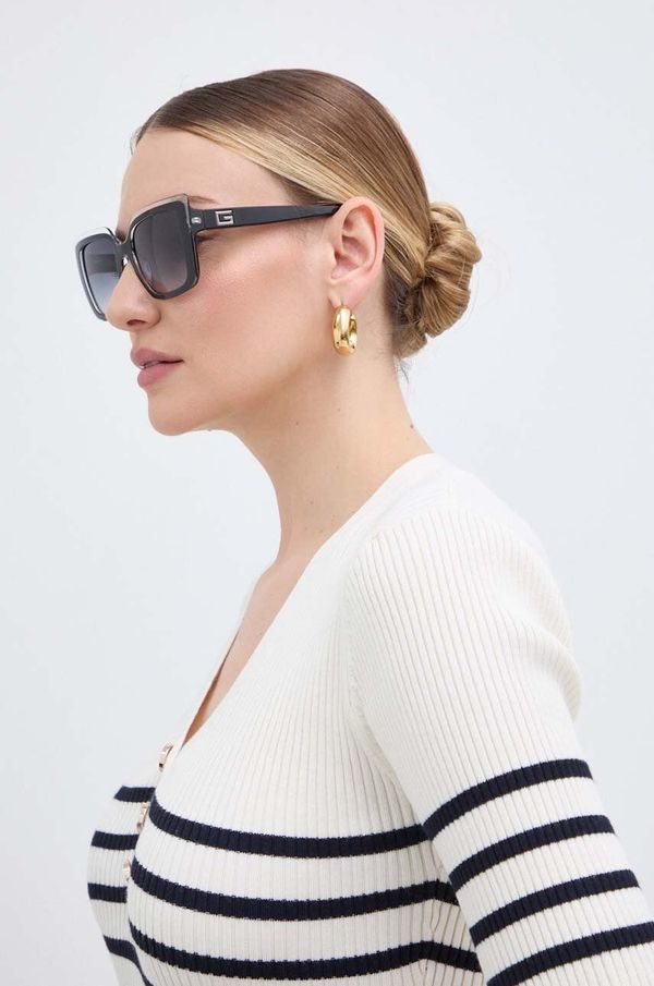 Guess Sunčane naočale Guess za žene, boja: crna, GU7908_5205B