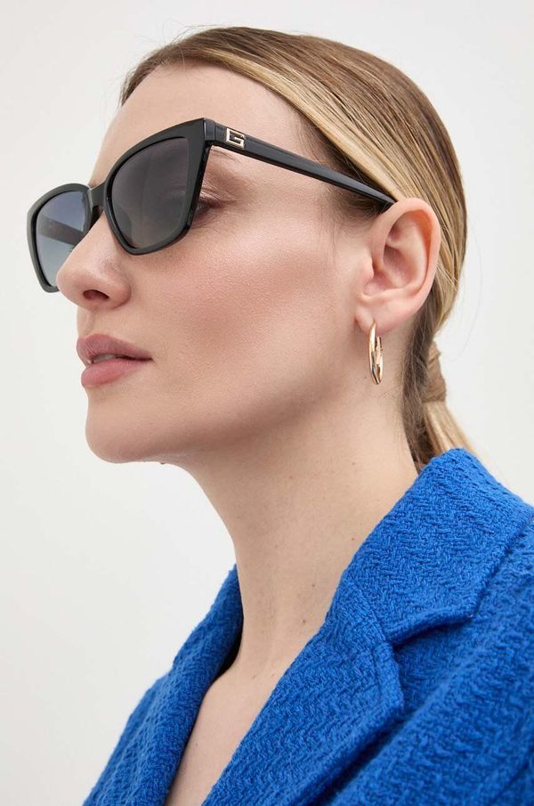 Guess Sunčane naočale Guess za žene, boja: crna, GU7919_5801D