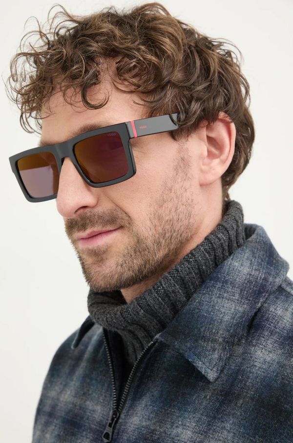 Hugo Sunčane naočale HUGO za muškarce, boja: crna, HG 1314/S