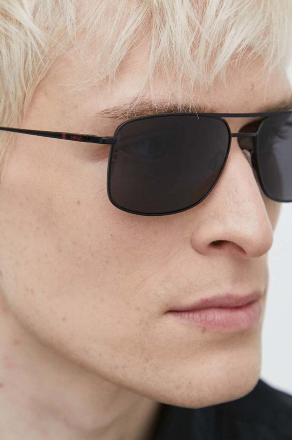 HUGO Sunčane naočale HUGO za muškarce, boja: crna