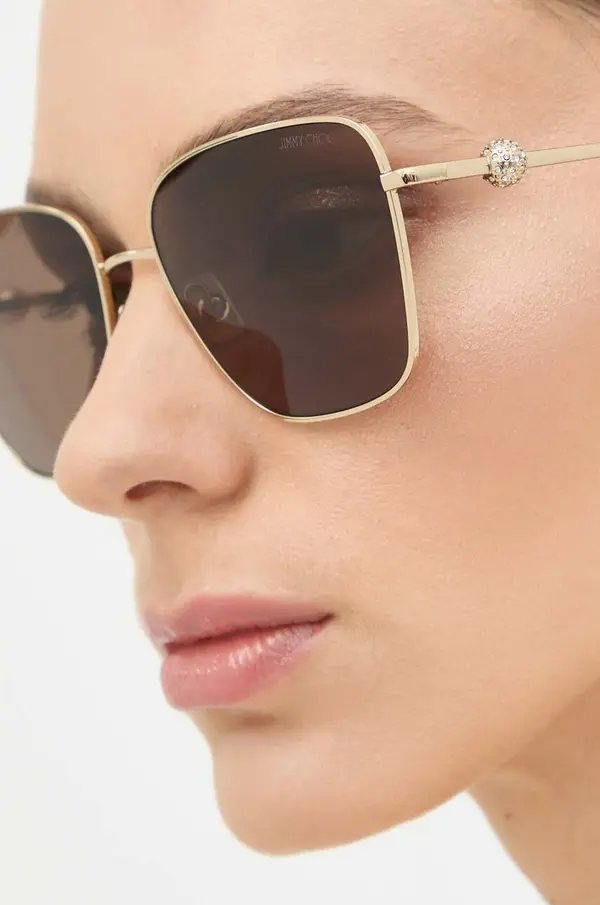 Jimmy Choo Sunčane naočale Jimmy Choo za žene, boja: smeđa, 0JC4005HB