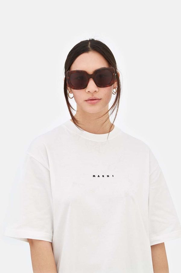 Marni Sunčane naočale Marni Jellyfish Lake Blonde za žene, boja: smeđa, EYMRN00039.002.BZU