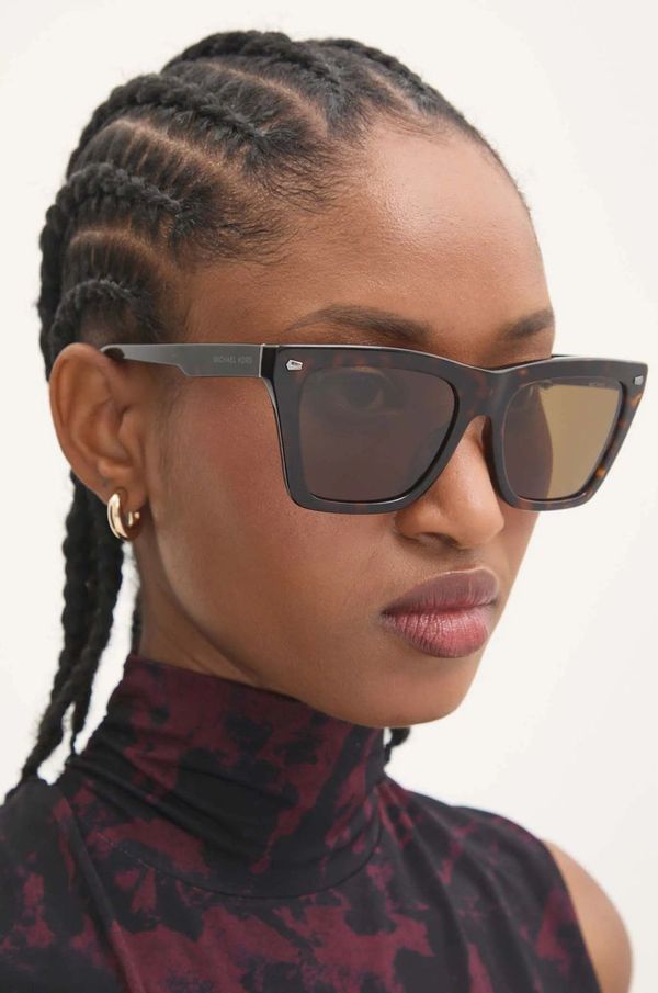 Michael Kors Sunčane naočale Michael Kors za žene, boja: smeđa, 0MK2225U