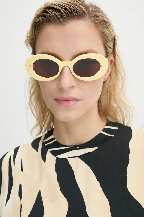 Nanushka Sunčane naočale Nanushka GIVA boja: žuta, NU24PFSG01011