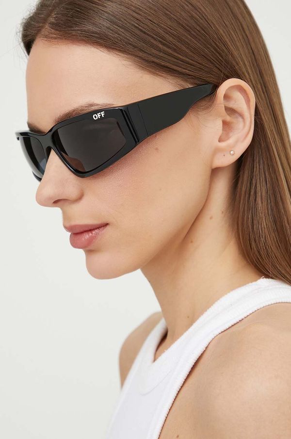 Off-White Sunčane naočale Off-White za žene, boja: crna, OERI118_641007