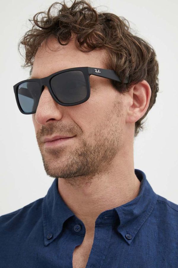 Ray-Ban Sunčane naočale Ray-Ban JUSTIN za muškarce, boja: crna, 0RB4165
