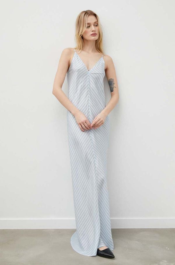 Herskind Svilena haljina Herskind Mindy maxi, ravna, 5173980