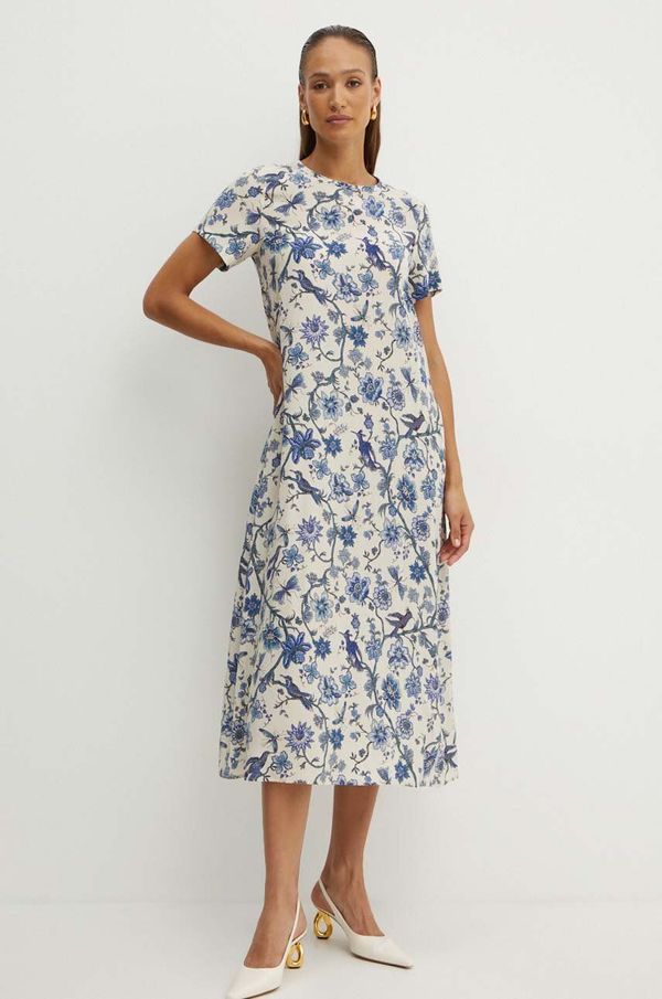 Weekend Max Mara Svilena haljina Weekend Max Mara maxi, ravna, 2425226101600