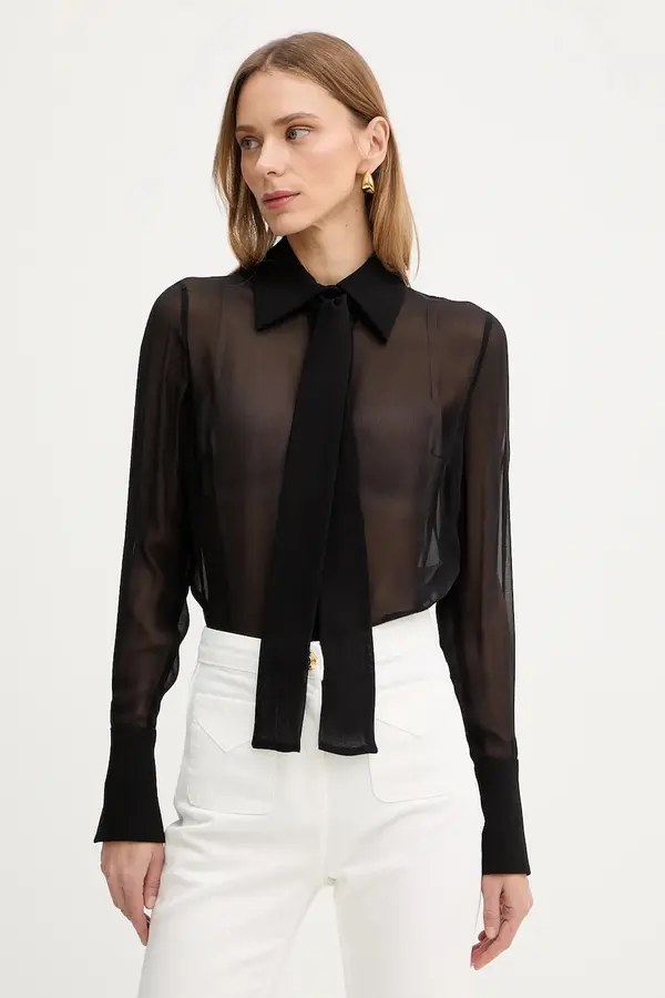 Elisabetta Franchi Svilena košulja Elisabetta Franchi