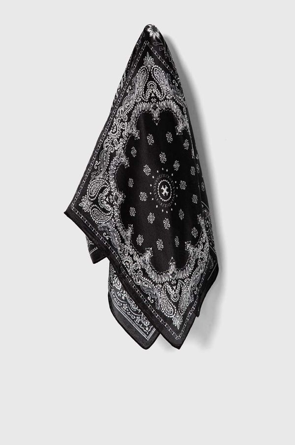 Answear Lab Svilena marama Answear Lab boja: crna, s uzorkom