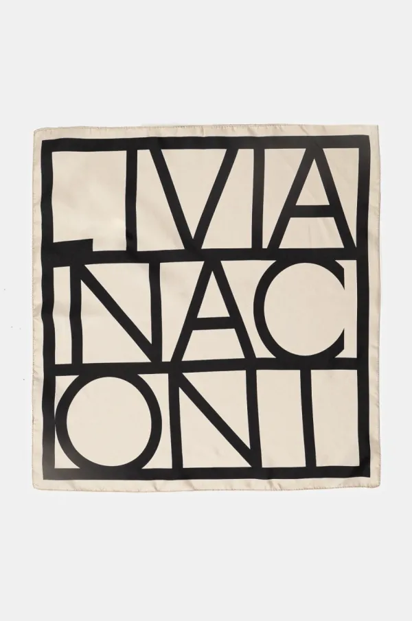 Liviana Conti Svilena marama Liviana Conti boja: bež, s uzorkom, A5SF11