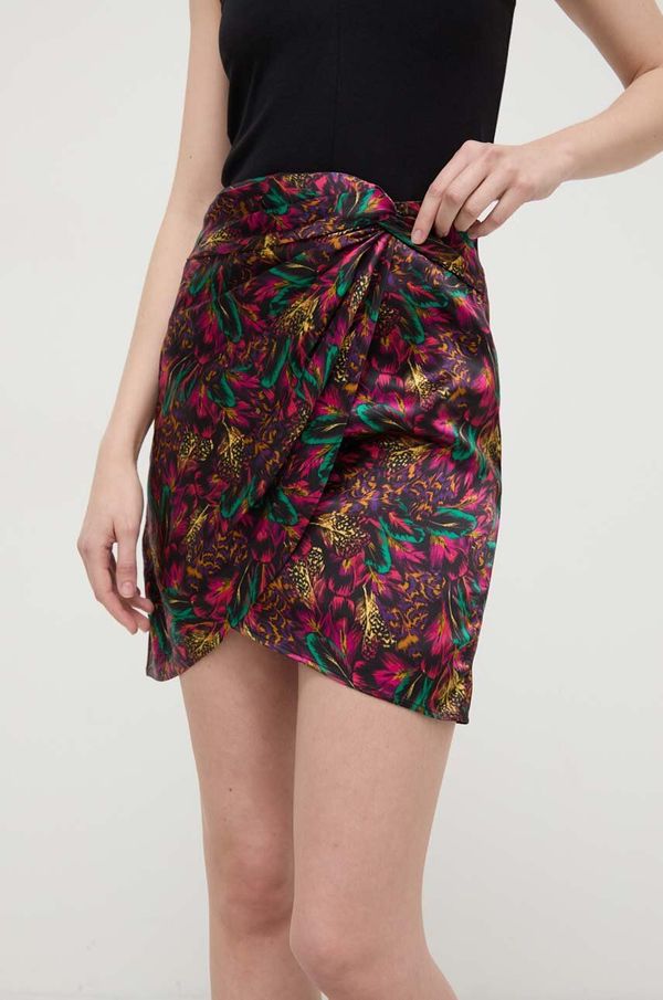 The Kooples Svilena suknja The Kooples mini, ravna