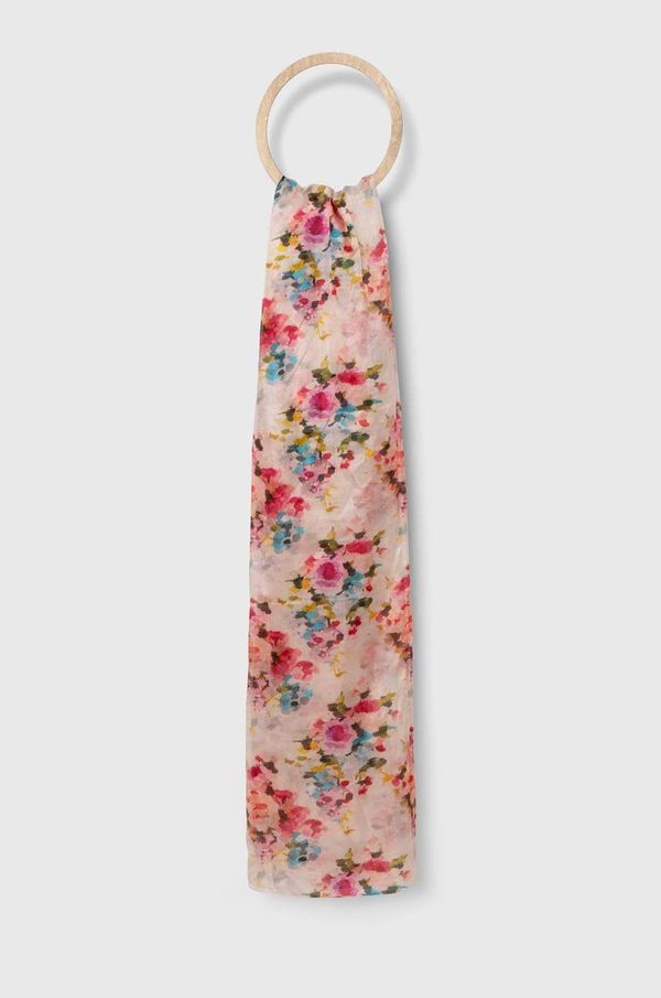 Answear Lab Svileni rubac Answear Lab boja: ružičasta, s uzorkom