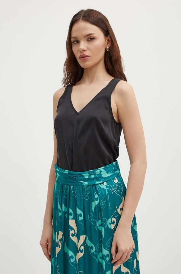 Mos Mosh Svileni top Mos Mosh boja: crna