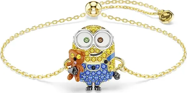 Swarovski Swarovski narukvica za žene pozlaćena sa Swarovski kristalom MINIONS