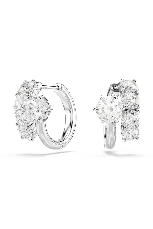 Swarovski Swarovski naušnice za žene metalne s cirkonom MATRIX