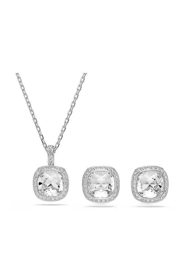 Swarovski Swarovski ogrlica i naušnice za žene metalne Swarovski kristal UNA