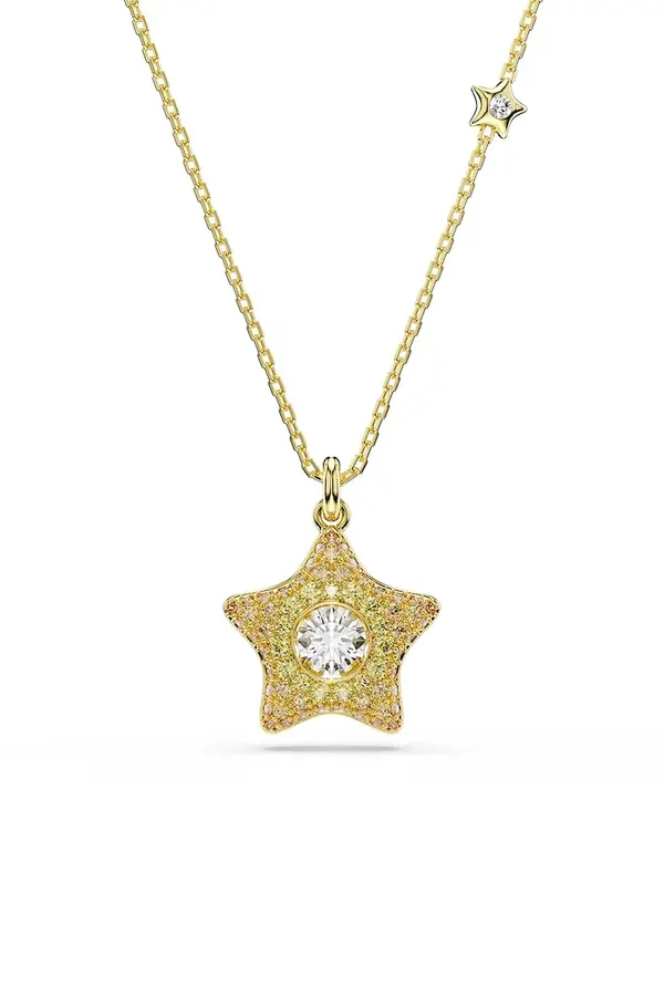 Swarovski Swarovski ogrlica s privjeskom za žene pozlaćena s cirkonom SUBLIMA