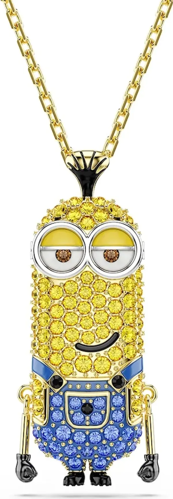 Swarovski Swarovski ogrlica s privjeskom za žene pozlaćena sa Swarovski kristalom MINIONS