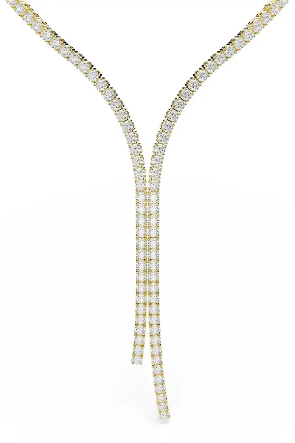 Swarovski Swarovski ogrlica za žene pozlaćena s cirkonom MATRIX