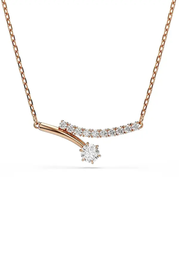 Swarovski Swarovski ogrlica za žene pozlaćena s cirkonom MATRIX