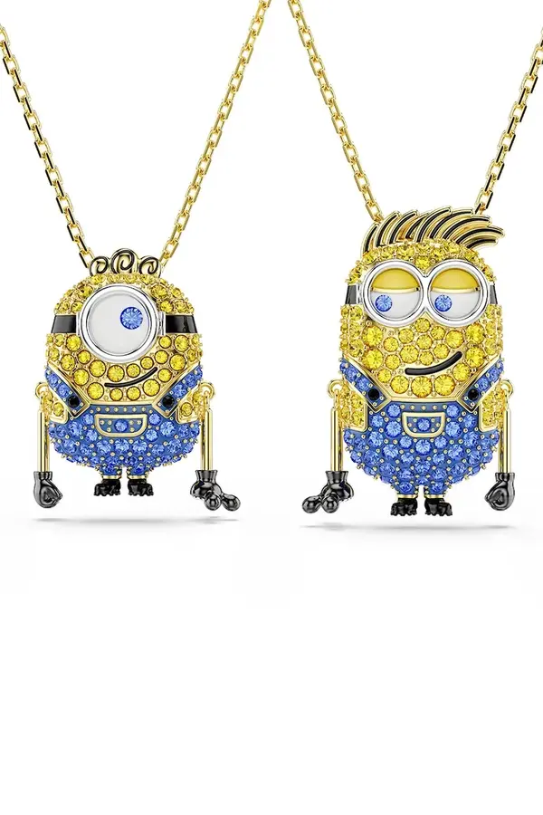 Swarovski Swarovski ogrlica za žene pozlaćena s cirkonom MINIONS