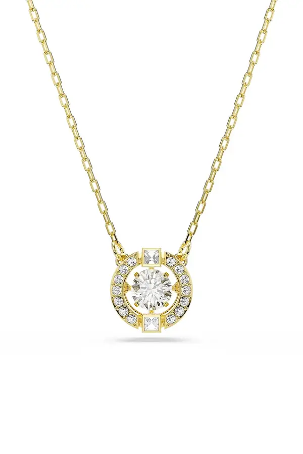 Swarovski Swarovski ogrlica za žene pozlaćena s cirkonom UNA