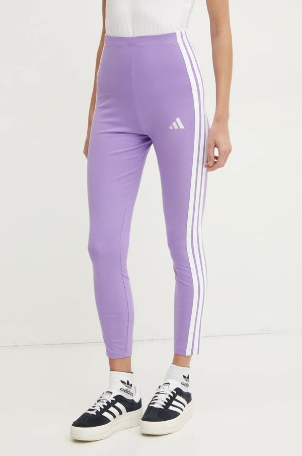 adidas Tajice adidas Essentials za žene, boja: ljubičasta, s aplikacijom, JE0074