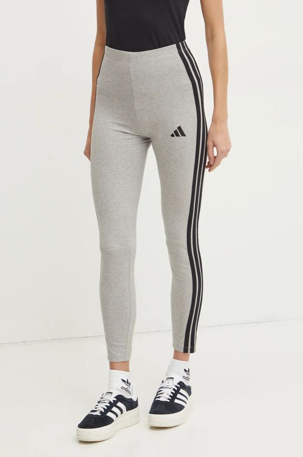adidas Tajice adidas Essentials za žene, boja: siva, melanž, JE0068