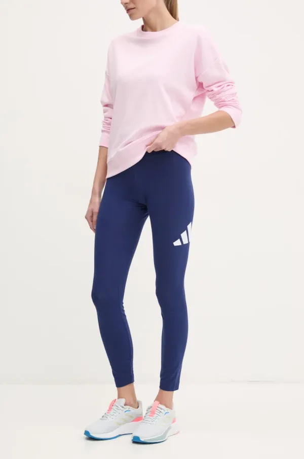 adidas Tajice adidas Essentials za žene, boja: tamno plava, s tiskom, JH1184