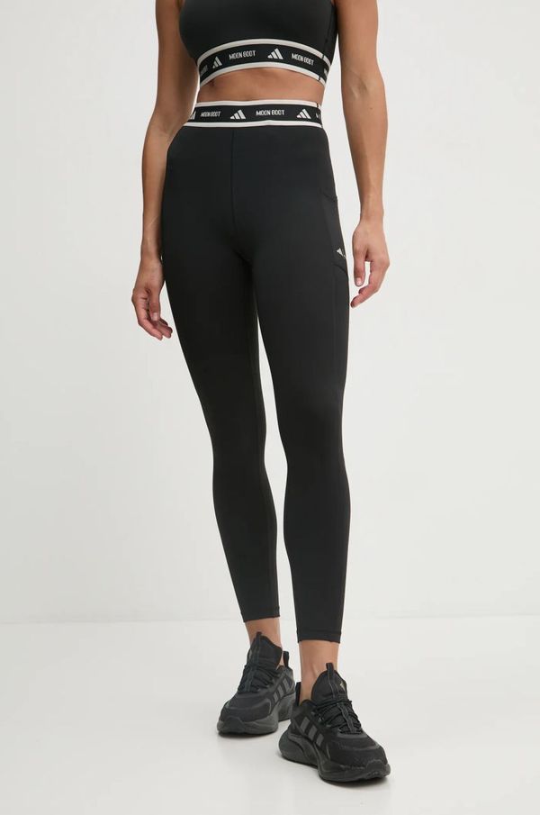 adidas Tajice adidas x Moon Boot za žene, boja: crna, s tiskom, JG1269