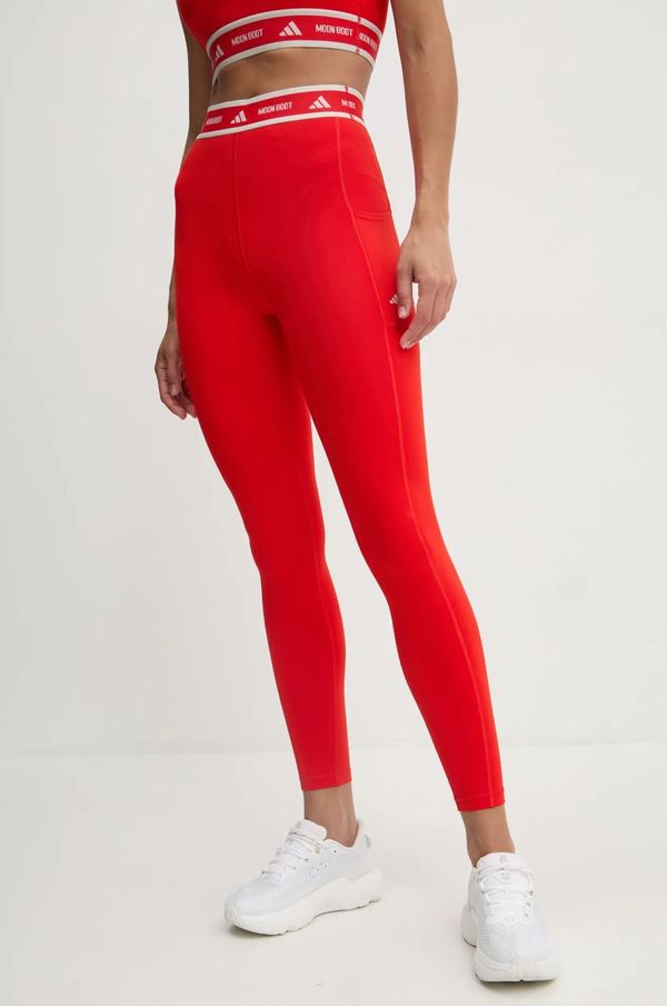 adidas Tajice adidas x Moon Boot za žene, boja: crvena, s tiskom, JG1270