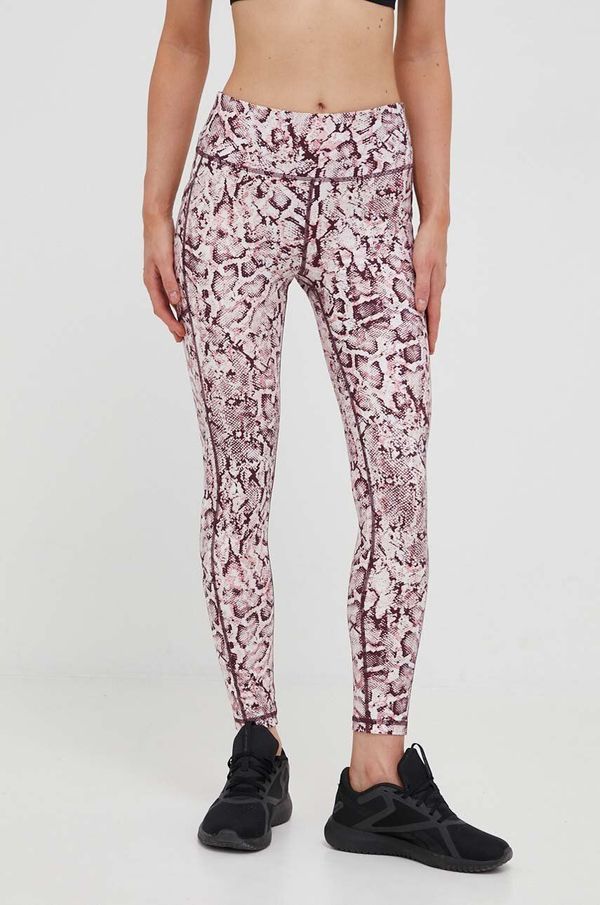DKNY Tajice Dkny za žene, boja: bordo, s uzorkom