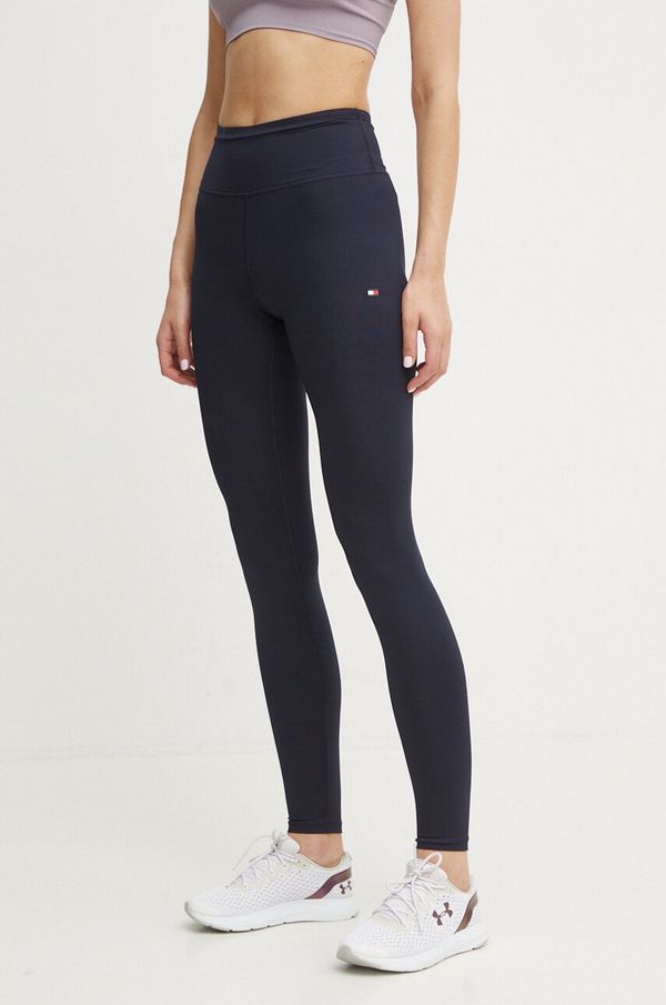 Tommy Hilfiger Tajice Tommy Hilfiger za žene, boja: tamno plava, bez uzorka, WW0WW42076