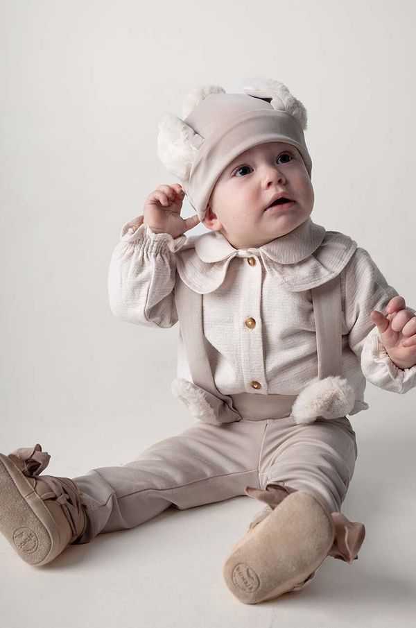 Donsje Tajice za bebe Donsje Sieffi Leggings Bunny boja: bež, bez uzorka, 3034602