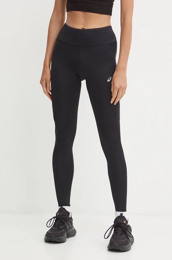 Asics Tajice za trčanje Asics Icon boja: crna, s tiskom, 2012C739