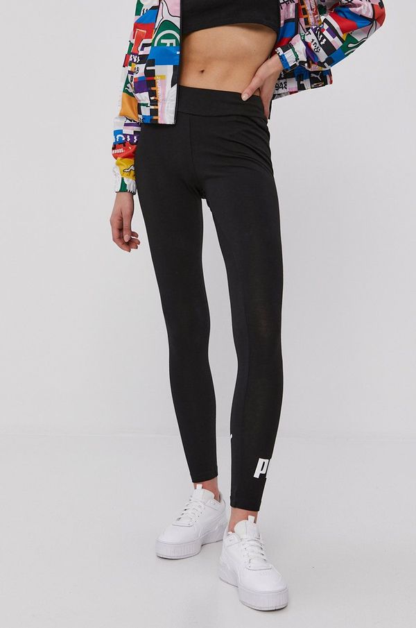 Puma Tajice za trening Puma 586832 za žene, boja: crna, glatke