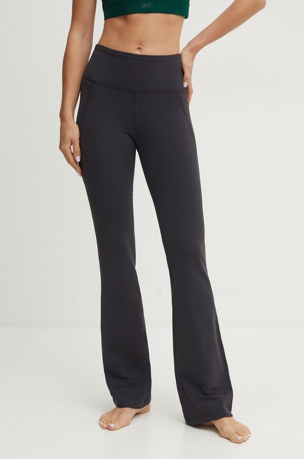 Reebok Tajice za trening Reebok Lux Collection boja: crna, bez uzorka, 100200804