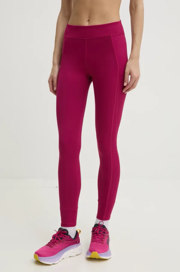 Reebok Tajice za trening Reebok LUX Collection boja: ružičasta, bez uzorka, 100214323