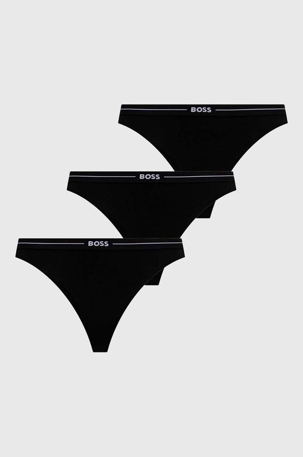 Boss Tange BOSS 3-pack boja: crna