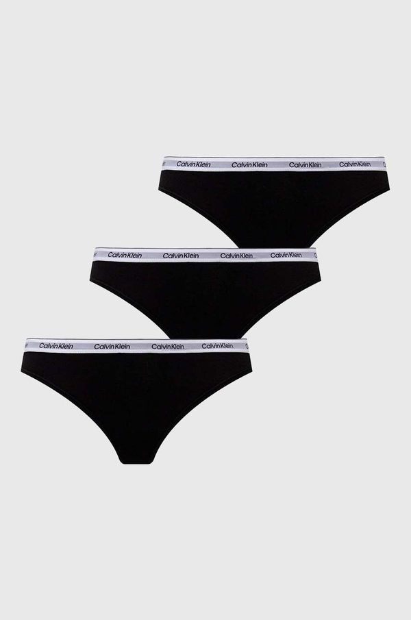 Calvin Klein Underwear Tange Calvin Klein Underwear 3-pack boja: crna, 000QD5209E