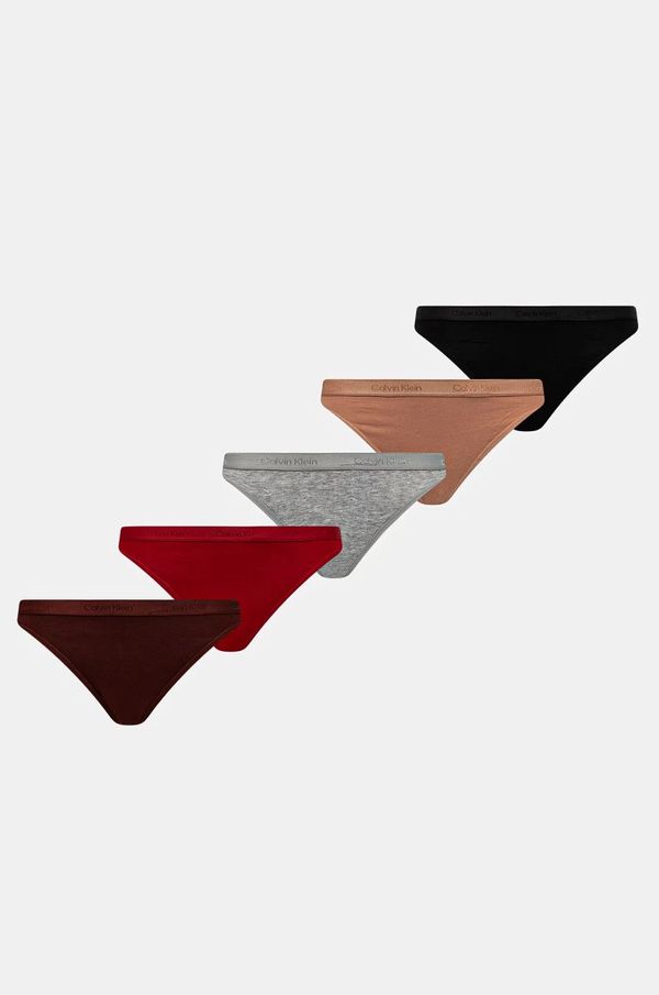 Calvin Klein Underwear Tange Calvin Klein Underwear 5-pack boja: crvena, 000QD5247E