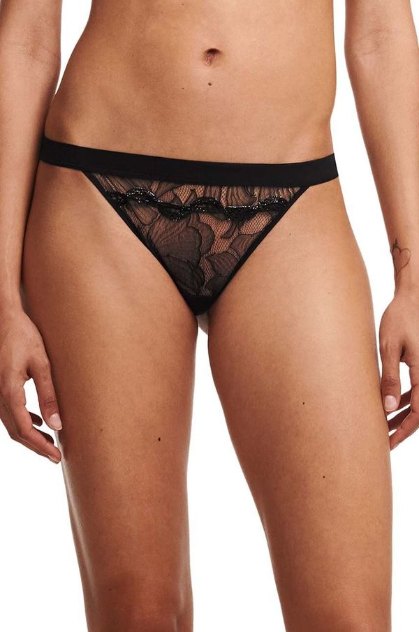 Chantelle X Tange Chantelle X boja: crna, od čipke