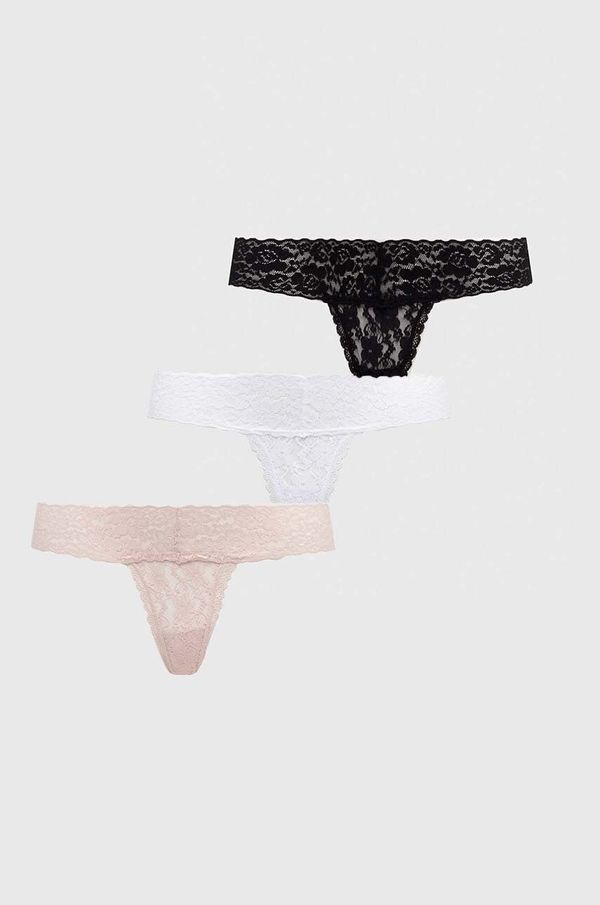 Guess Tange Guess 3-pack boja: ružičasta, od čipke, O4GG33 KC5L0