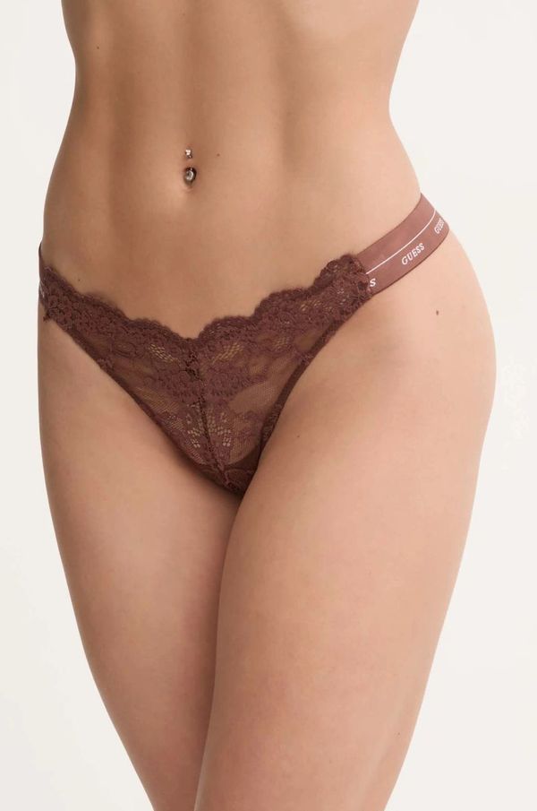 Guess Tange Guess JANE boja: smeđa, providne, O4YE01 PZ01C