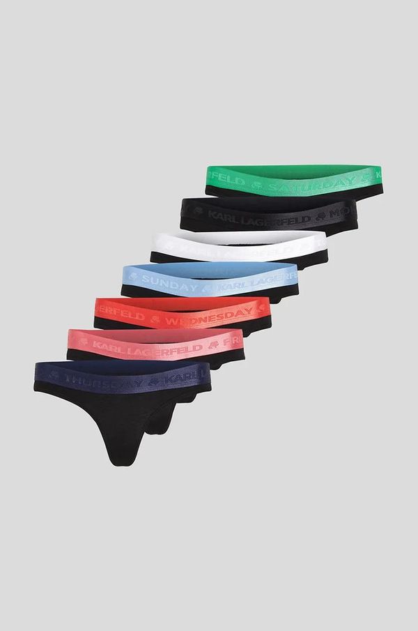Karl Lagerfeld Tange Karl Lagerfeld 7-pack boja: crna, od pamuka, A1W47135