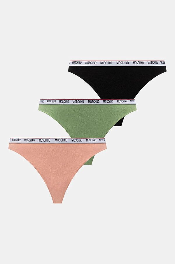 Moschino Underwear Tange Moschino Underwear 3-pack boja: ružičasta, A23034402