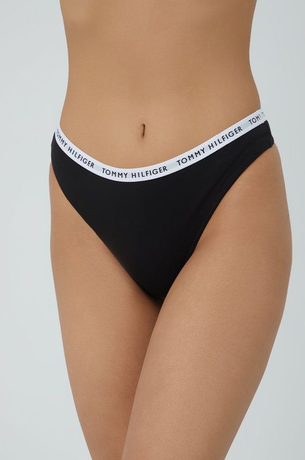 Tommy Hilfiger Tange Tommy Hilfiger (3-pack) boja: crna